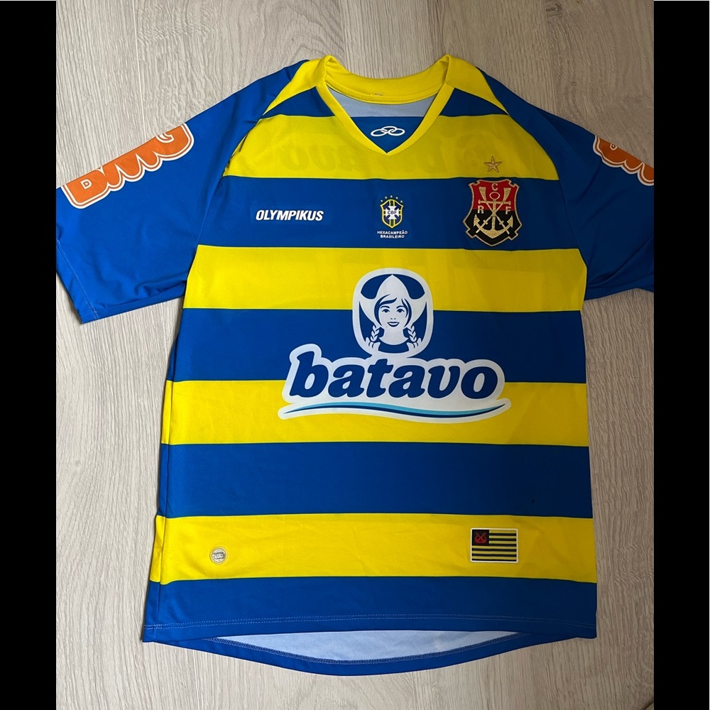 Vintage Brazil dry fit soccer jersey. Size medium and size small.